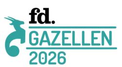 FD Gazellen 2026-logo in teal